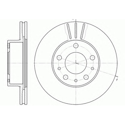 Photo Brake Disc KAWE 647610