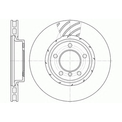 Photo Disque de frein KAWE 650811