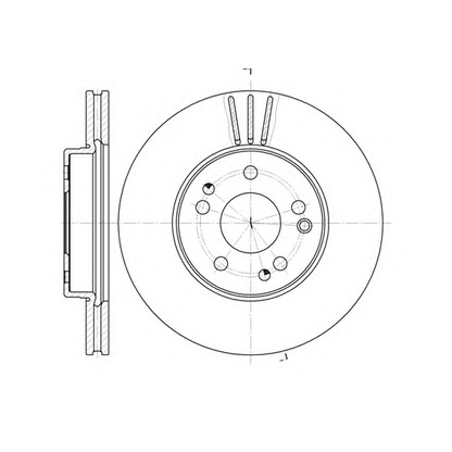 Photo Disque de frein KAWE 652410