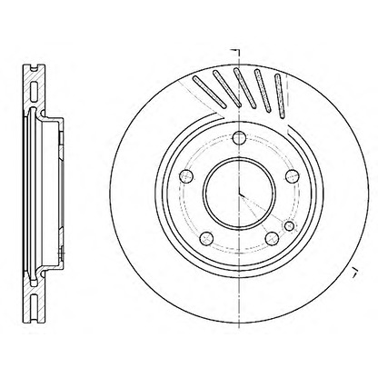 Photo Brake Disc KAWE 652710