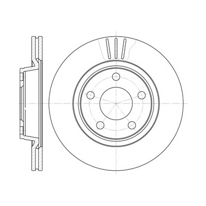 Photo Brake Disc KAWE 654810