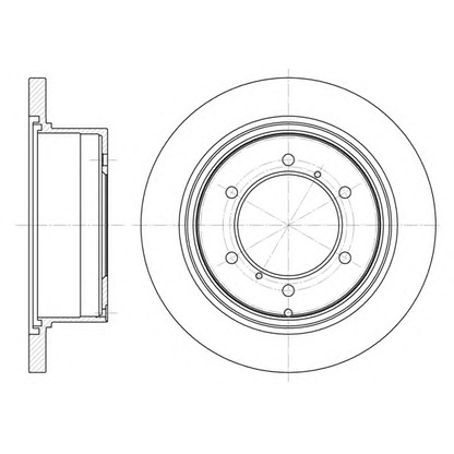 Photo Brake Disc KAWE 655200