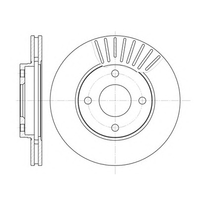 Photo Brake Disc KAWE 657510