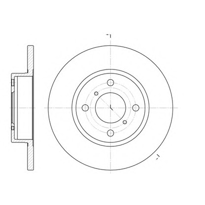 Photo Brake Disc KAWE 662100