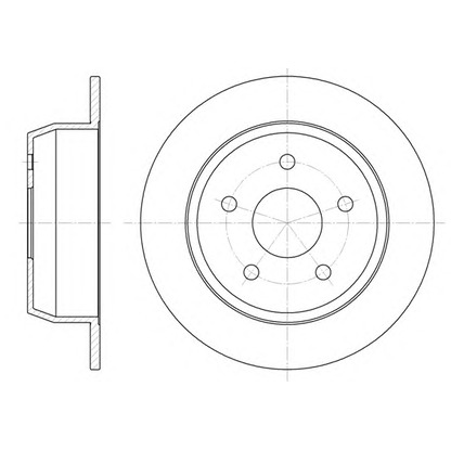 Photo Brake Disc KAWE 662800