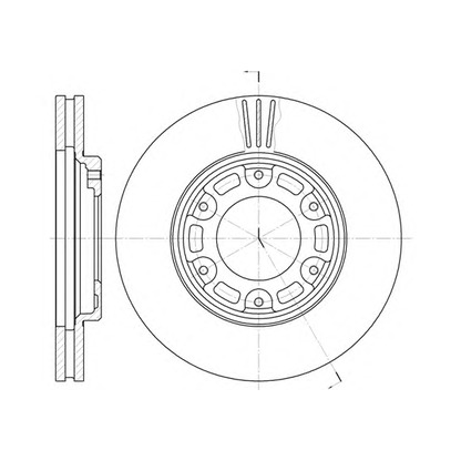 Photo Brake Disc KAWE 663410