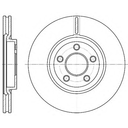 Photo Brake Disc KAWE 663710