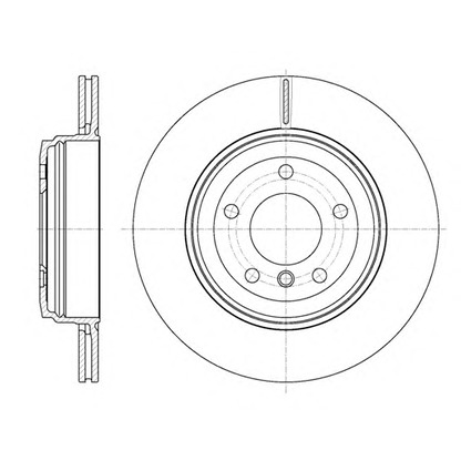 Photo Brake Disc KAWE 665410