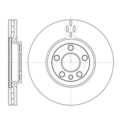 Photo Brake Disc KAWE 665810