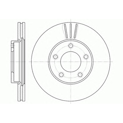 Photo Brake Disc KAWE 667110