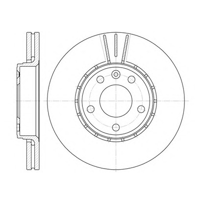 Photo Brake Disc KAWE 668210