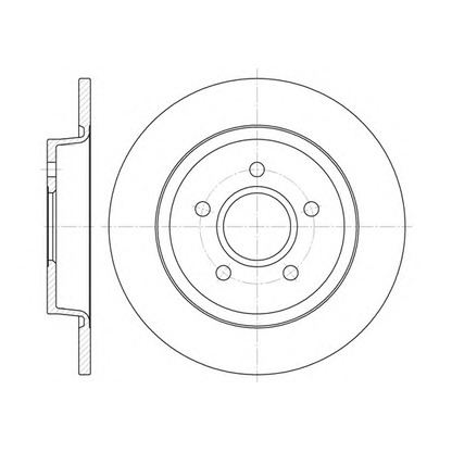 Photo Disque de frein KAWE 671200