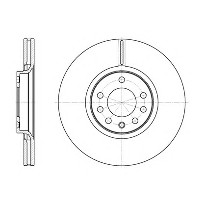 Photo Brake Disc KAWE 672910