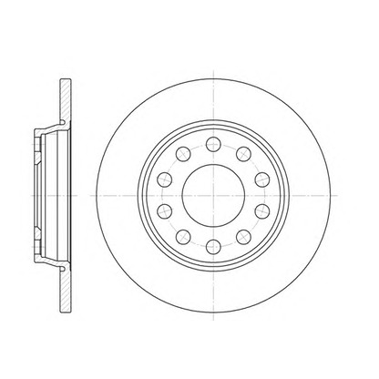 Photo Brake Disc KAWE 673100