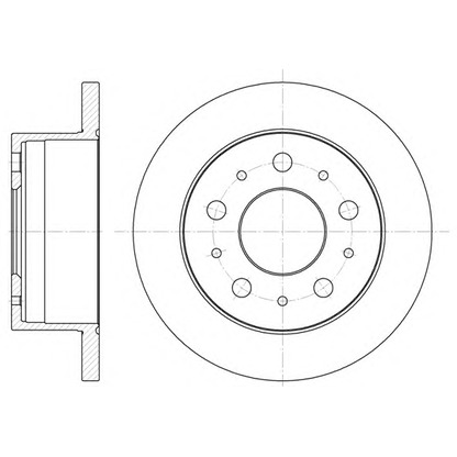 Photo Brake Disc KAWE 674100