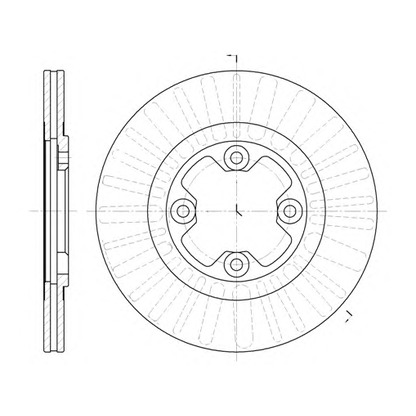 Photo Brake Disc KAWE 679210