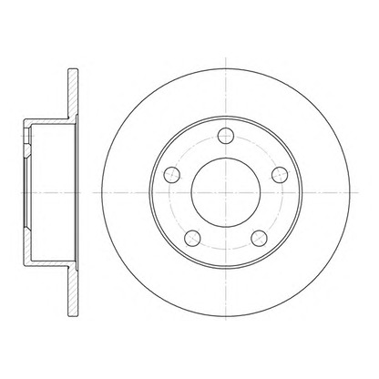 Photo Brake Disc KAWE 680300