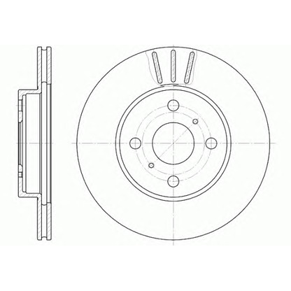 Photo Brake Disc KAWE 681410