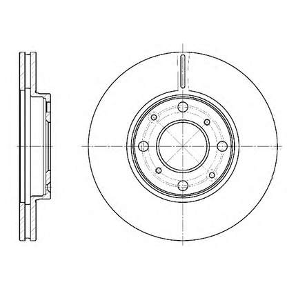 Photo Brake Disc KAWE 684410