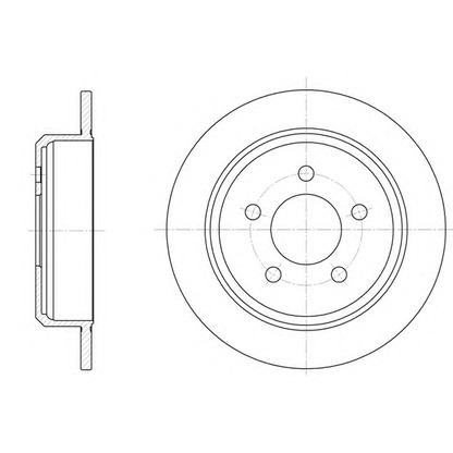 Photo Brake Disc KAWE 691300