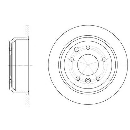 Photo Brake Disc KAWE 692000