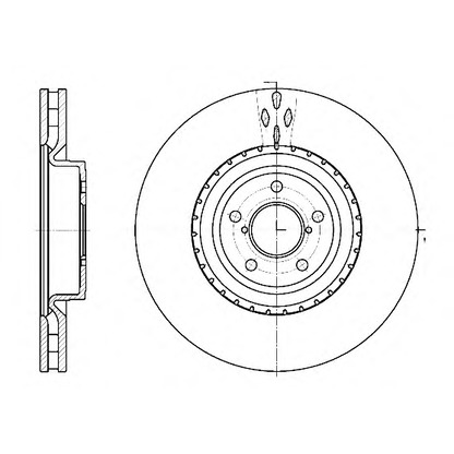 Photo Brake Disc KAWE 6134110