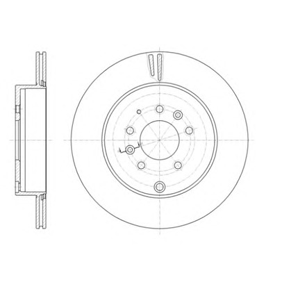 Photo Disque de frein KAWE 6140210