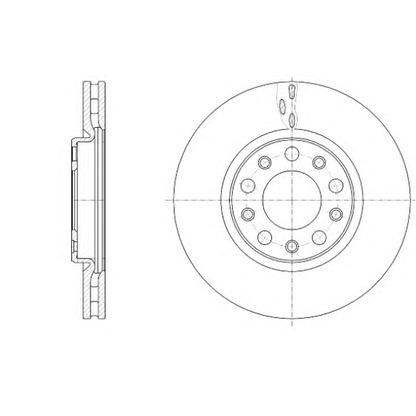 Photo Brake Disc KAWE 6138910