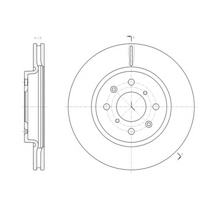 Photo Brake Disc KAWE 6148110