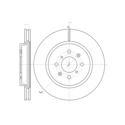 Photo Brake Disc KAWE 6148210