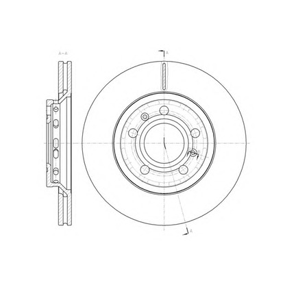 Photo Brake Disc KAWE 6144710