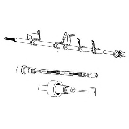 Photo Cable, parking brake KAWE HY02111