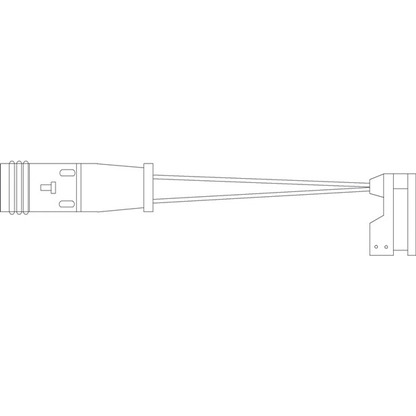 Photo Warning Contact Set, brake pad wear KAWE WS0227A