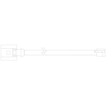 Photo Warning Contact, brake pad wear KAWE WS0322A