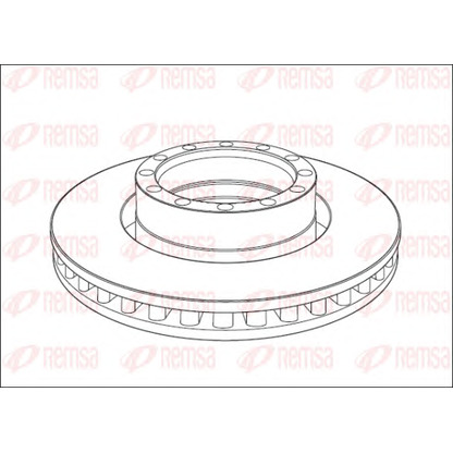 Photo Brake Disc KAWE NCA101520