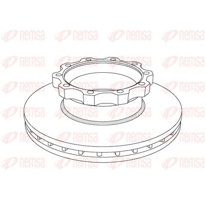 Photo Brake Disc KAWE NCA104420