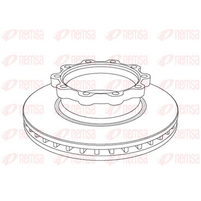 Photo Brake Disc KAWE NCA104720