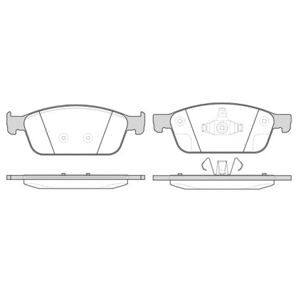 Photo Brake Pad Set, disc brake KAWE 151010