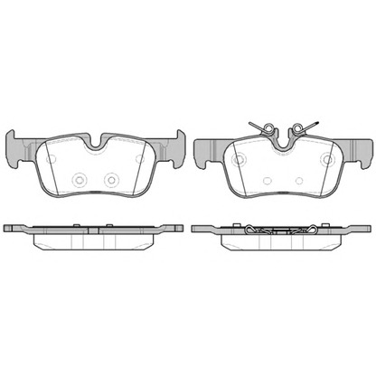 Photo Brake Pad Set, disc brake KAWE 157300