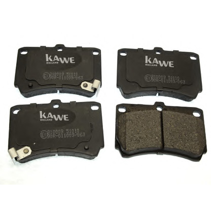 Photo Brake Pad Set, disc brake KAWE 810009