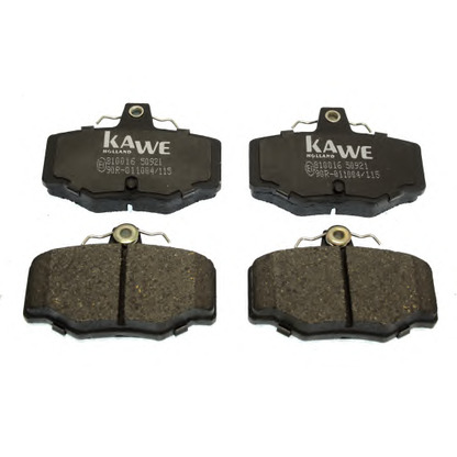 Photo Brake Pad Set, disc brake KAWE 810016