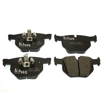 Photo Brake Pad Set, disc brake KAWE 810017