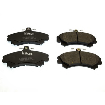 Photo Brake Pad Set, disc brake KAWE 810026