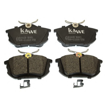 Photo Brake Pad Set, disc brake KAWE 810028