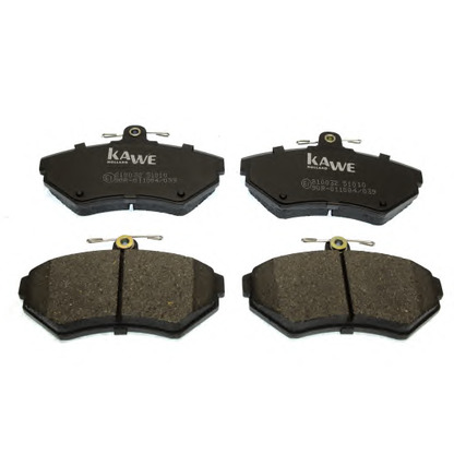 Photo Brake Pad Set, disc brake KAWE 810032
