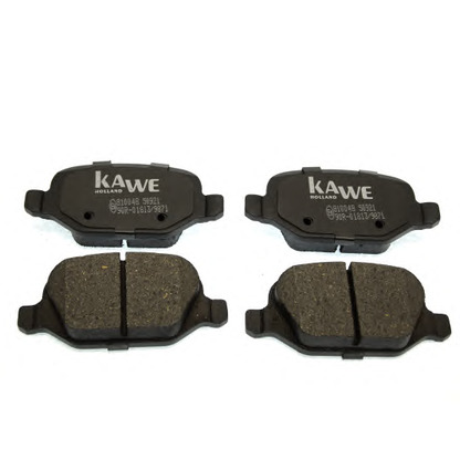 Photo Brake Pad Set, disc brake KAWE 810048