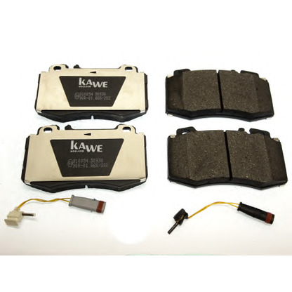 Photo Brake Pad Set, disc brake KAWE 810054
