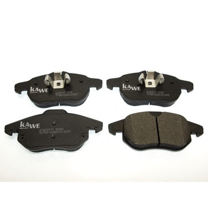 Photo Brake Pad Set, disc brake KAWE 810071