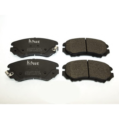 Photo Brake Pad Set, disc brake KAWE 810073