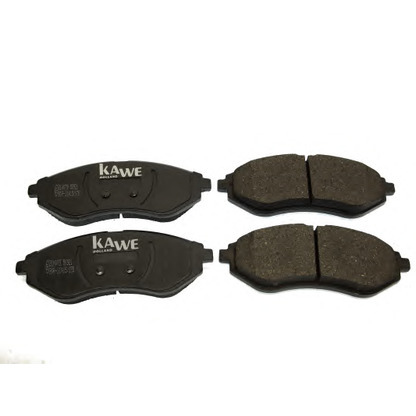 Photo Brake Pad Set, disc brake KAWE 810079